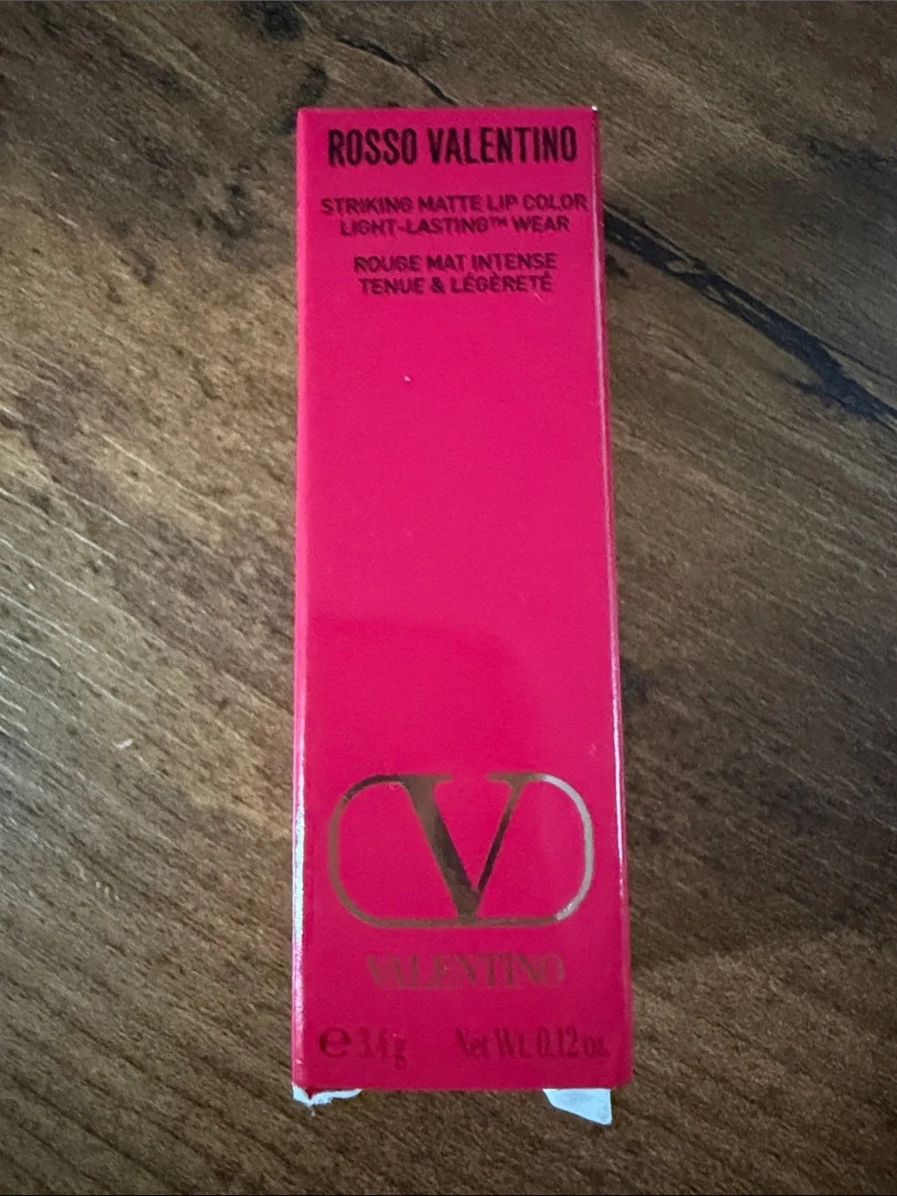 Valentino Rosso Matte Lip Color in 111A Undressed Velvet, BNIB - Full Size